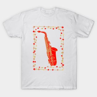 Christmas Saxophone T-Shirt